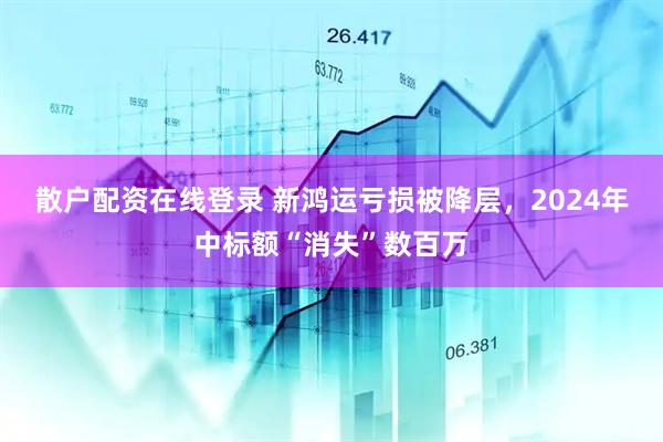 散户配资在线登录 新鸿运亏损被降层，2024年中标额“消失”数百万